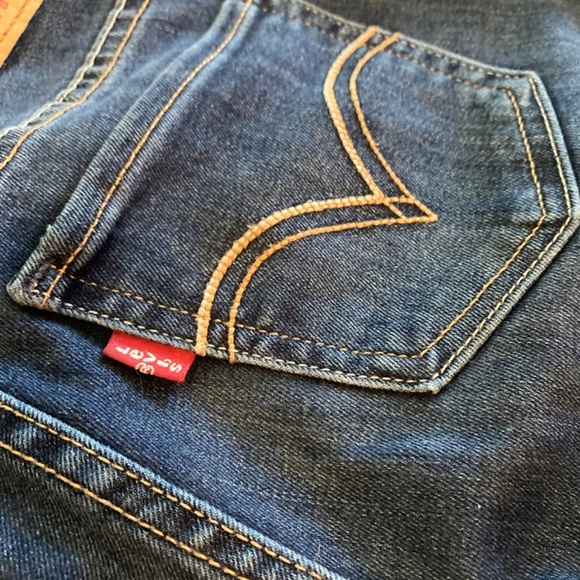 Levi's 535 Super Skinny Dark Wash Sz 26 - Picture 5 of 11